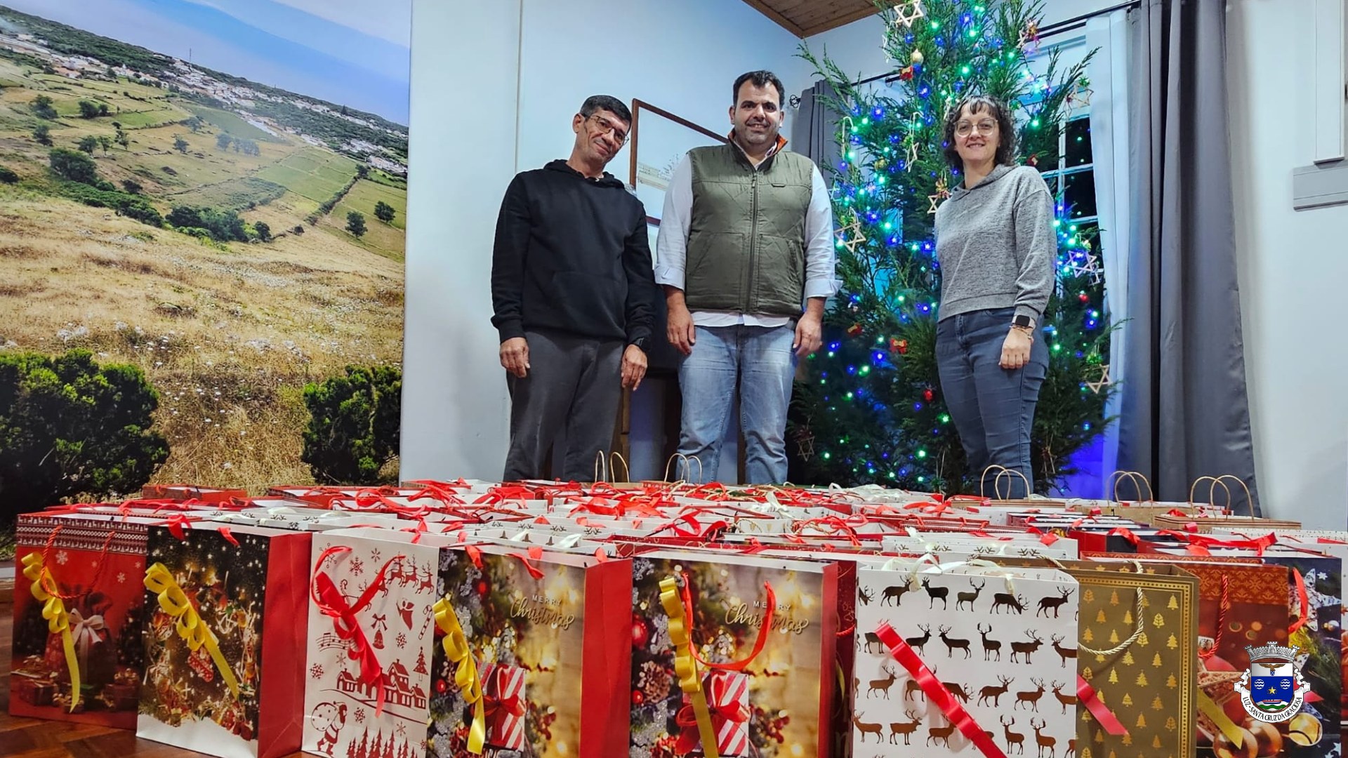 Junta de Freguesia da Luz assinala simbolicamente a época natalícia junto de todas as famílias